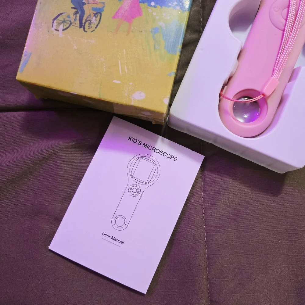 Kids Pink Carry Along Microscope